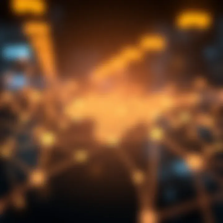 Blockchain network visualization highlighting Nigeria with connected nodes symbolizing growing crypto adoption