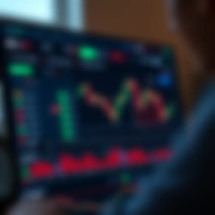 Dashboard view of a trading account showing navigation options and account management tools
