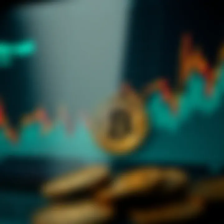 Graph showing trends and fluctuations in Bitcoin Cash market value over a period of time