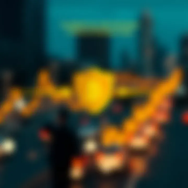 Secure connection to Binance WhatsApp group with shield icon representing safety