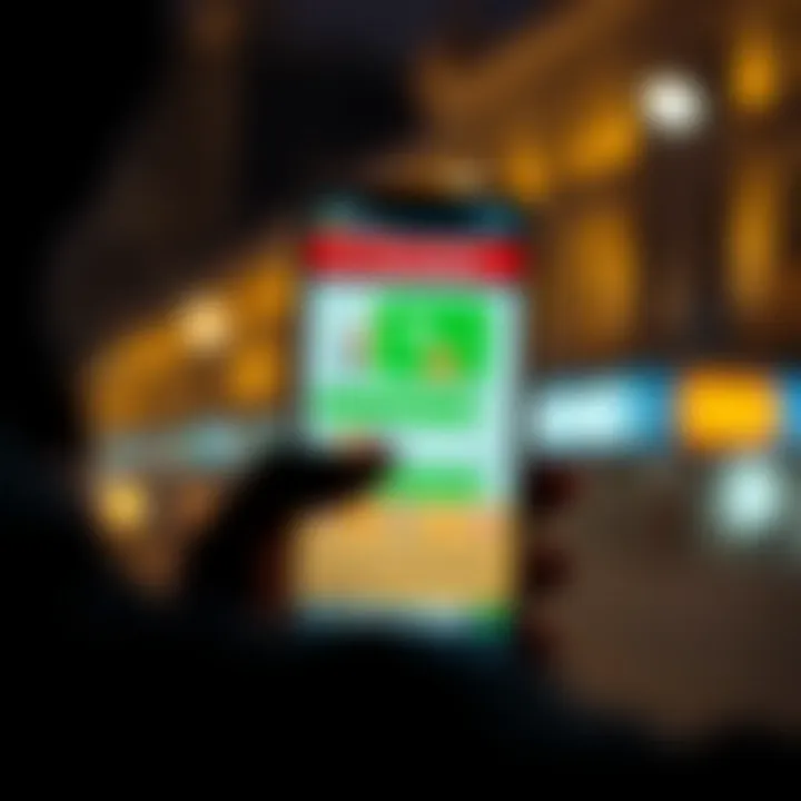 Illustration of a smartphone displaying a Binance WhatsApp group chat with warning signs for scam awareness