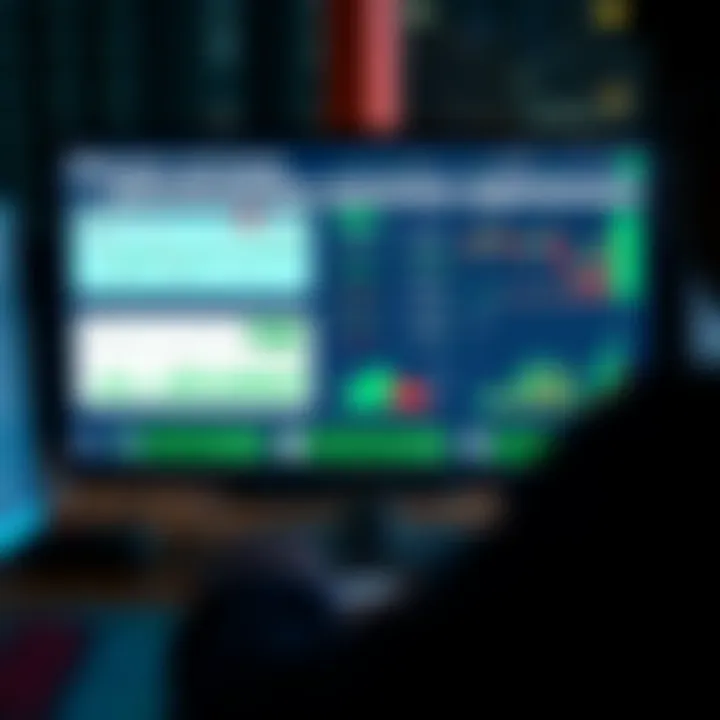 Dashboard showing a variety of binary options trading tools and charts with Nigerian flag colors