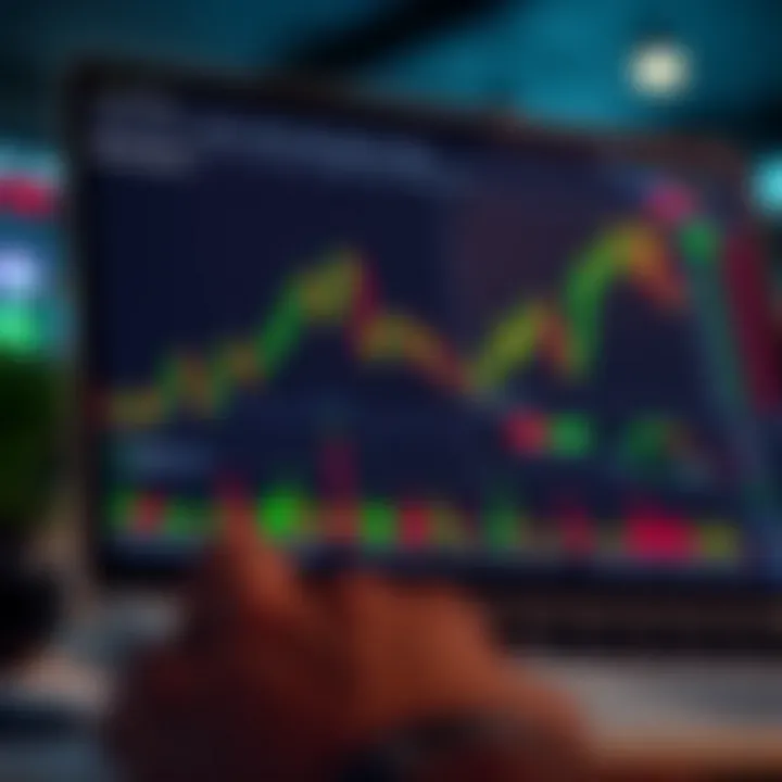 Interface of a popular Nigerian online trading platform showing stock charts and market data
