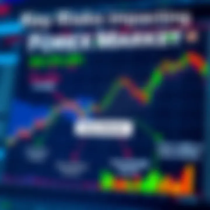 Key Risks Impacting Forex Market and How to Mitigate Them Illustration of forex market risks including currency volatility and geopolitical factors
