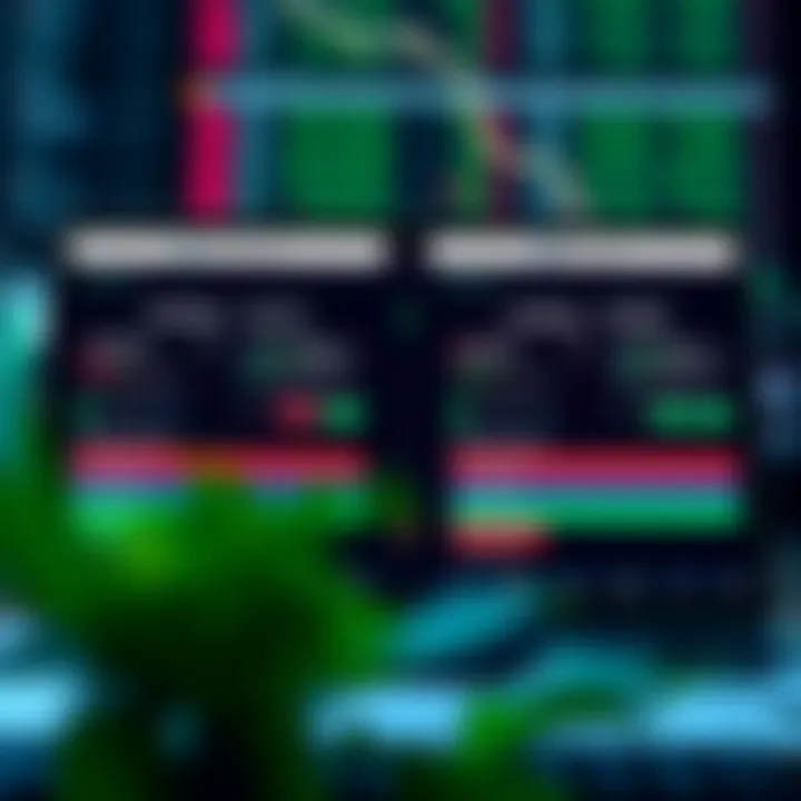 Comparison chart showcasing TradingView and Deriv.com platform features for Nigerian traders