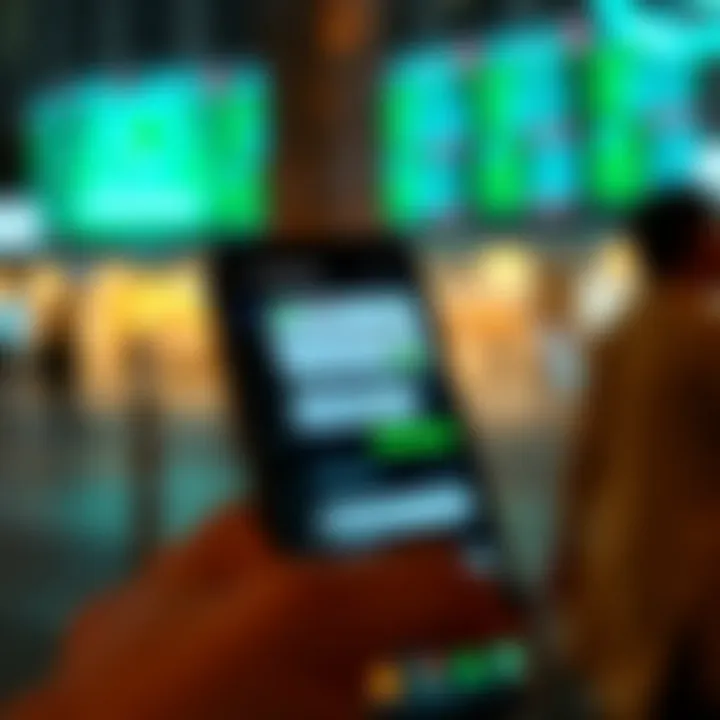 Mobile phone screen displaying a WhatsApp group chat with cryptocurrency discussions and exchange updates