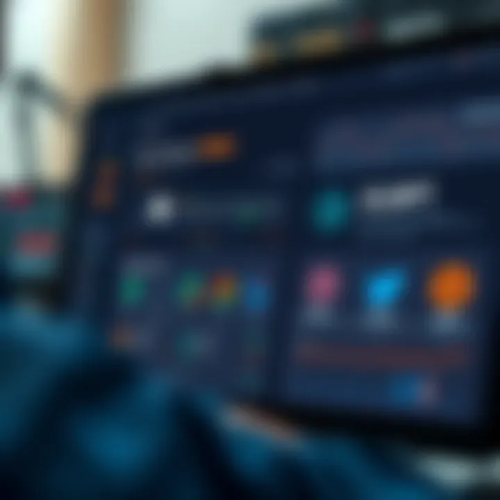 Graphical overview of online platform showing user reviews, risk factors, and regulatory compliance icons