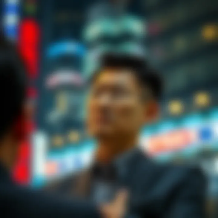 Illustration of business strategies and market impact connected to Ben Zhou's career achievements