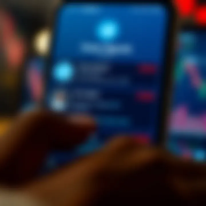 Telegram app interface showing forex signal notifications