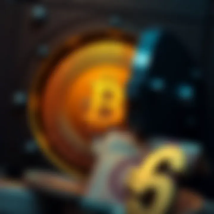 Visual representation of a strong vault protecting digital assets accompanied by a Nigerian currency symbol