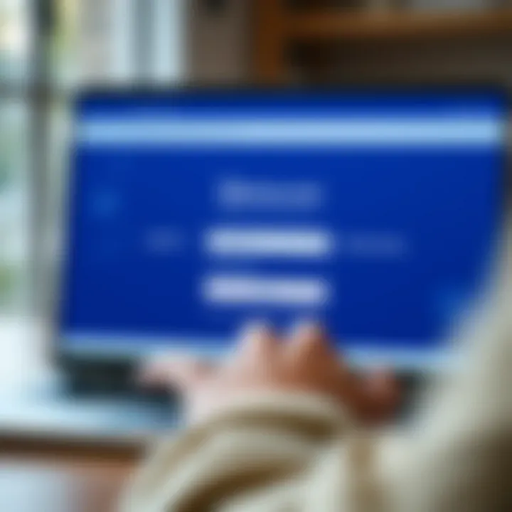 Derive.com Login Screen with Credential Entry User entering login credentials on Derive.com website on a laptop