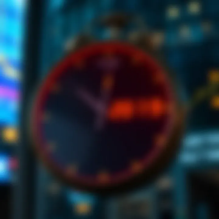 Clock displaying different time zones connecting New York and Nigeria