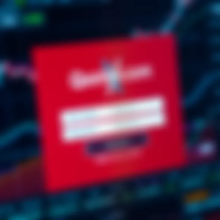 Secure login interface of Quotex.com showing username and password fields.