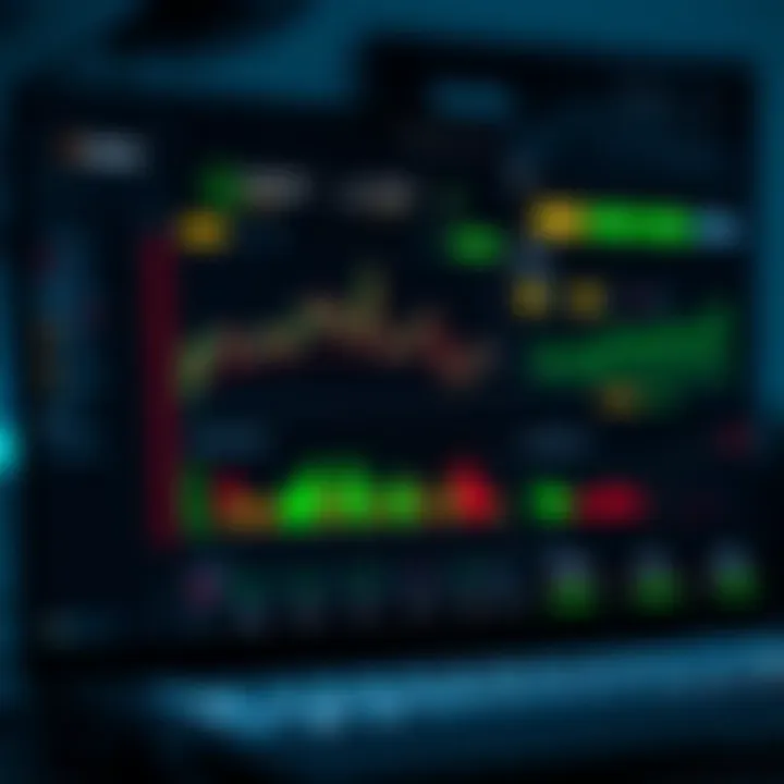 Dashboard showing trading chart and asset options on Quotex platform