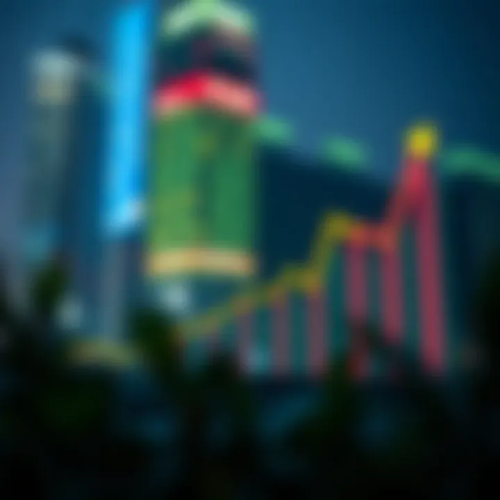 Graph showing upward trend in forex trading profits within Nigeria's financial market