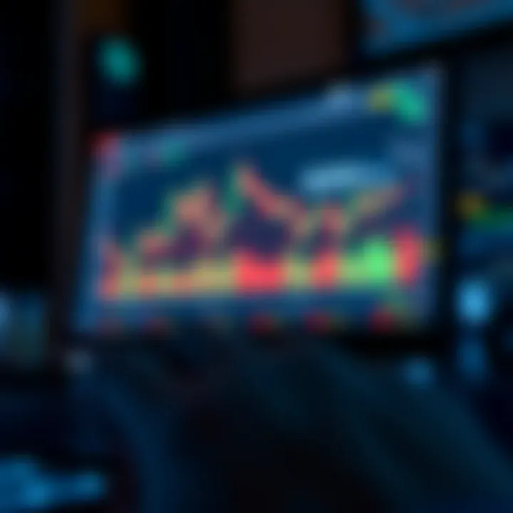 Charting tools and indicators on TradingView used for analyzing market trends on Deriv