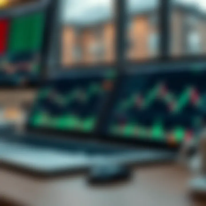 Visual representation of trading tools and account options available on TradingView and Deriv.com