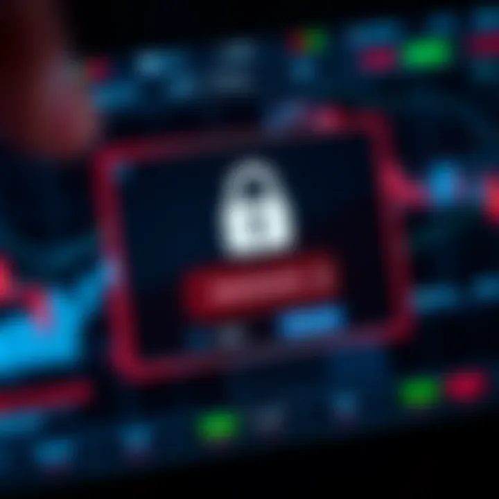 Secure login interface for binary options trading platform with password entry and verification symbols