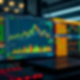 Binary Options Trading Platform Interface Overview Illustration of a digital trading platform interface showing binary options charts and asset selections