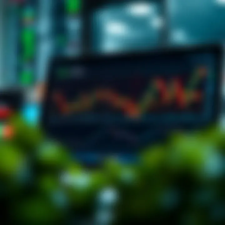 Illustration of various chart patterns including head and shoulders, triangles, and double tops used in technical analysis