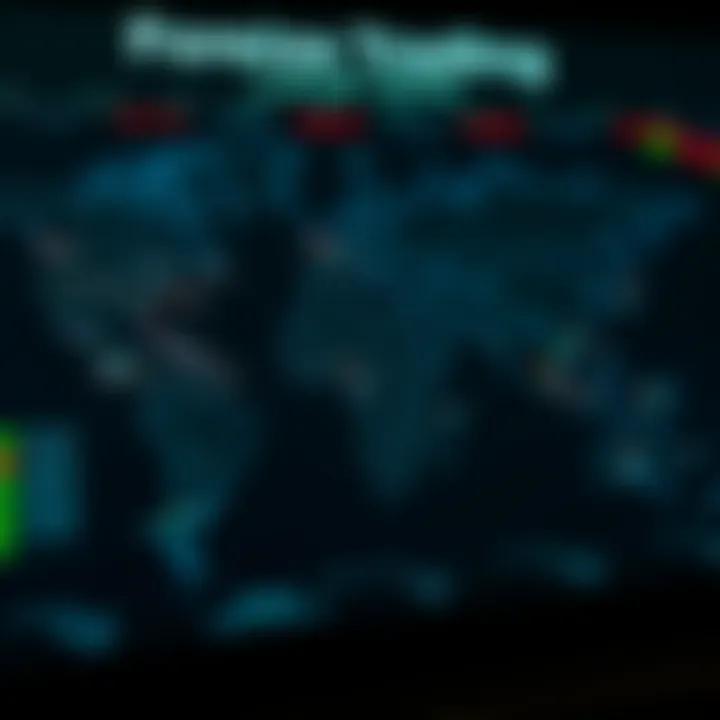 World map highlighting major forex trading session cities aligned with Nigerian time zones