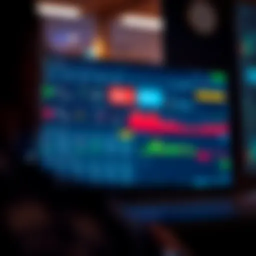 Dashboard of an online trading platform illustrating various investment options
