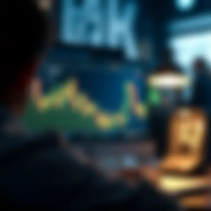 Interface highlighting key TradingView tools and settings configured for Deriv trading