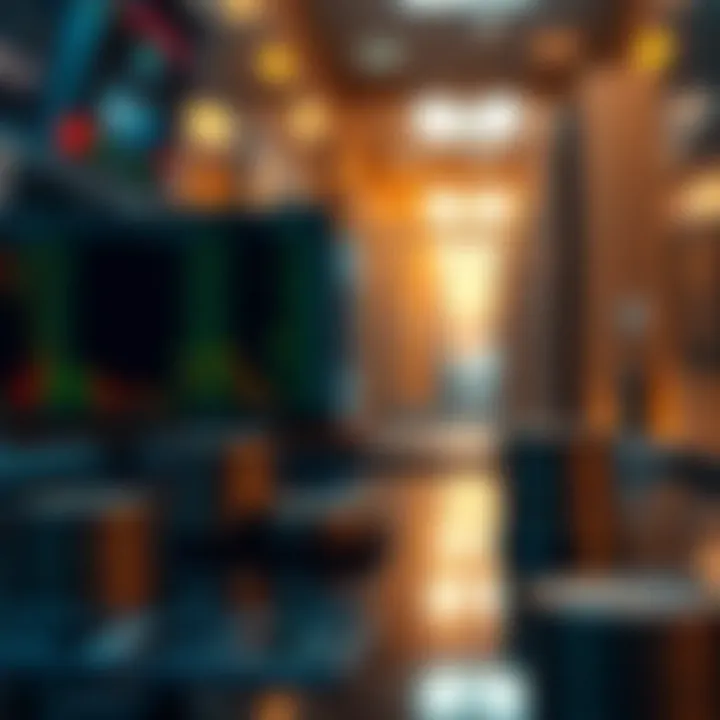 Conceptual illustration of evaluating investment risks and opportunities