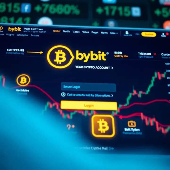 Secure login interface of Bybit cryptocurrency platform with authentication elements