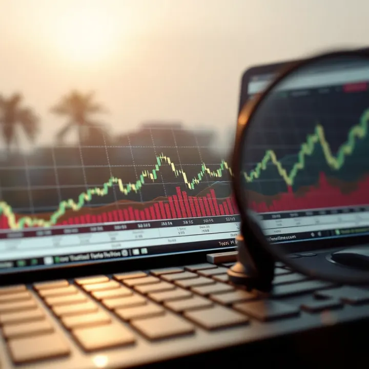 Chart showing synthetic indices performance with Nigerian Naira symbol