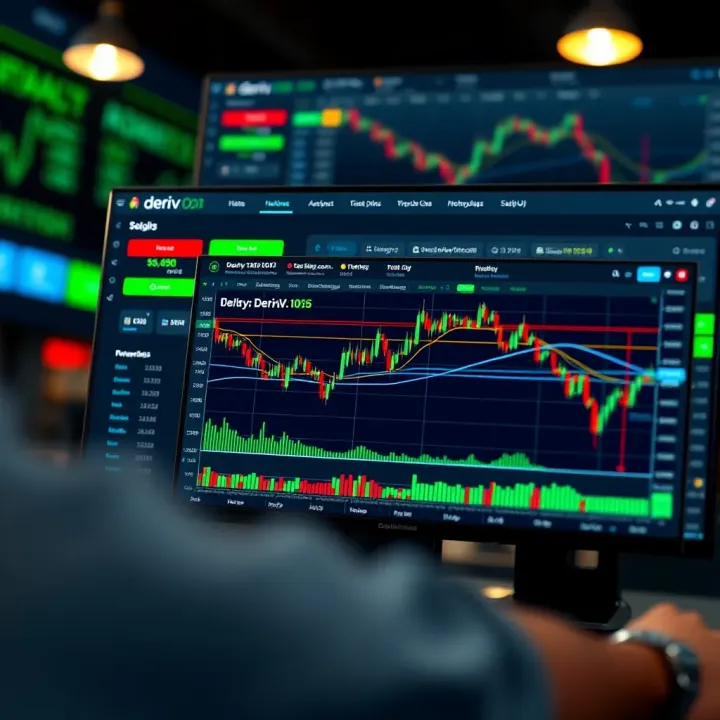 Deriv.com trading dashboard highlighting integration features for executing trades efficiently in Nigerian financial markets