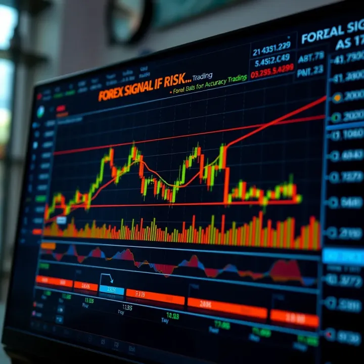 Chart illustrating evaluation of forex signal accuracy and risk management