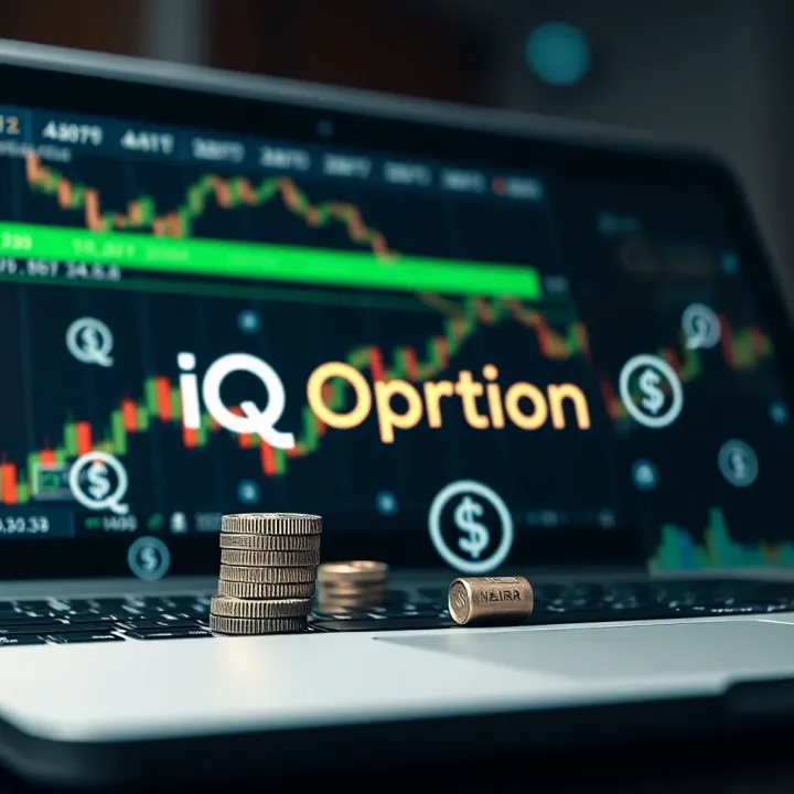 Conceptual graphic illustrating online trading with Nigerian Naira currency symbols and digital finance icons
