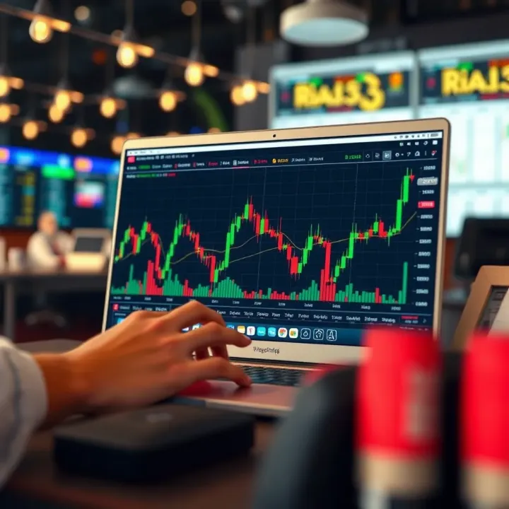 Trading platform interface illustrating tools for monitoring price deviation in forex market