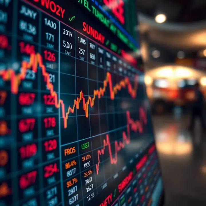 Forex market calendar highlighting Sunday trading activity
