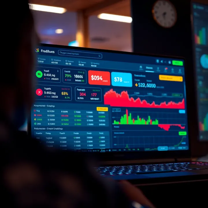 Dashboard of an online trading platform illustrating various investment options