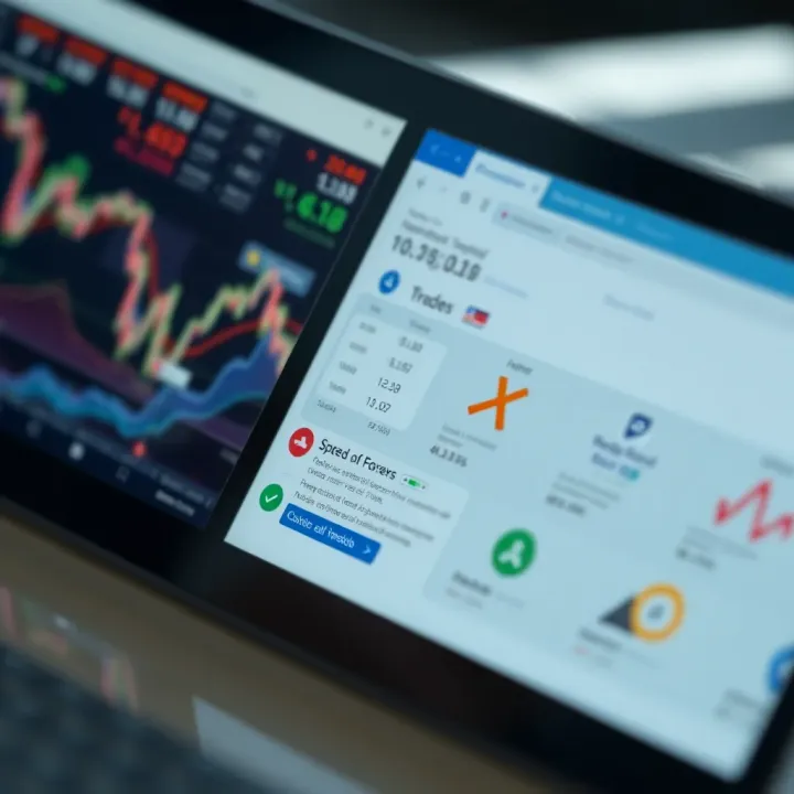 Diagram of different types of forex spreads and factors influencing broker spread settings