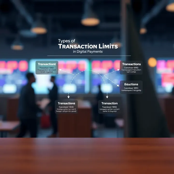 Diagram illustrating various types of transaction limits in digital payment systems