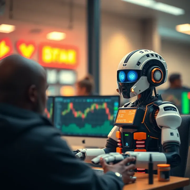 Illustration of risk management and regulatory compliance for Nigerian traders using trading bots