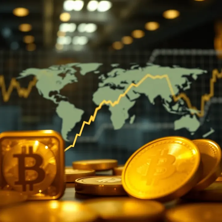 Visual representation of key economic and geopolitical factors influencing gold prices