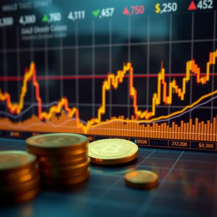 Chart illustrating the recent price movement and trend analysis of gold against the US Dollar